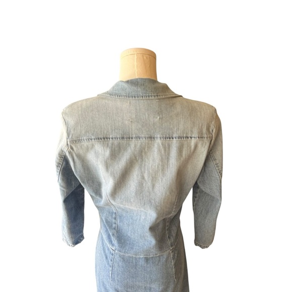 RETROFÊTE - NWT Willa Denim Button-Down Mini Dress Sz M - Picture 8 of 12